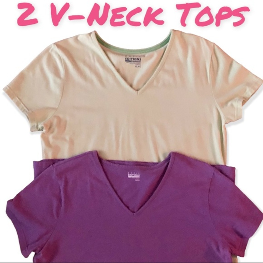 2️⃣👚2 Gently Used Shirts in GREAT CONDITION, XL😊